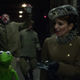 Nadya welcoming Kermit to a gulag.